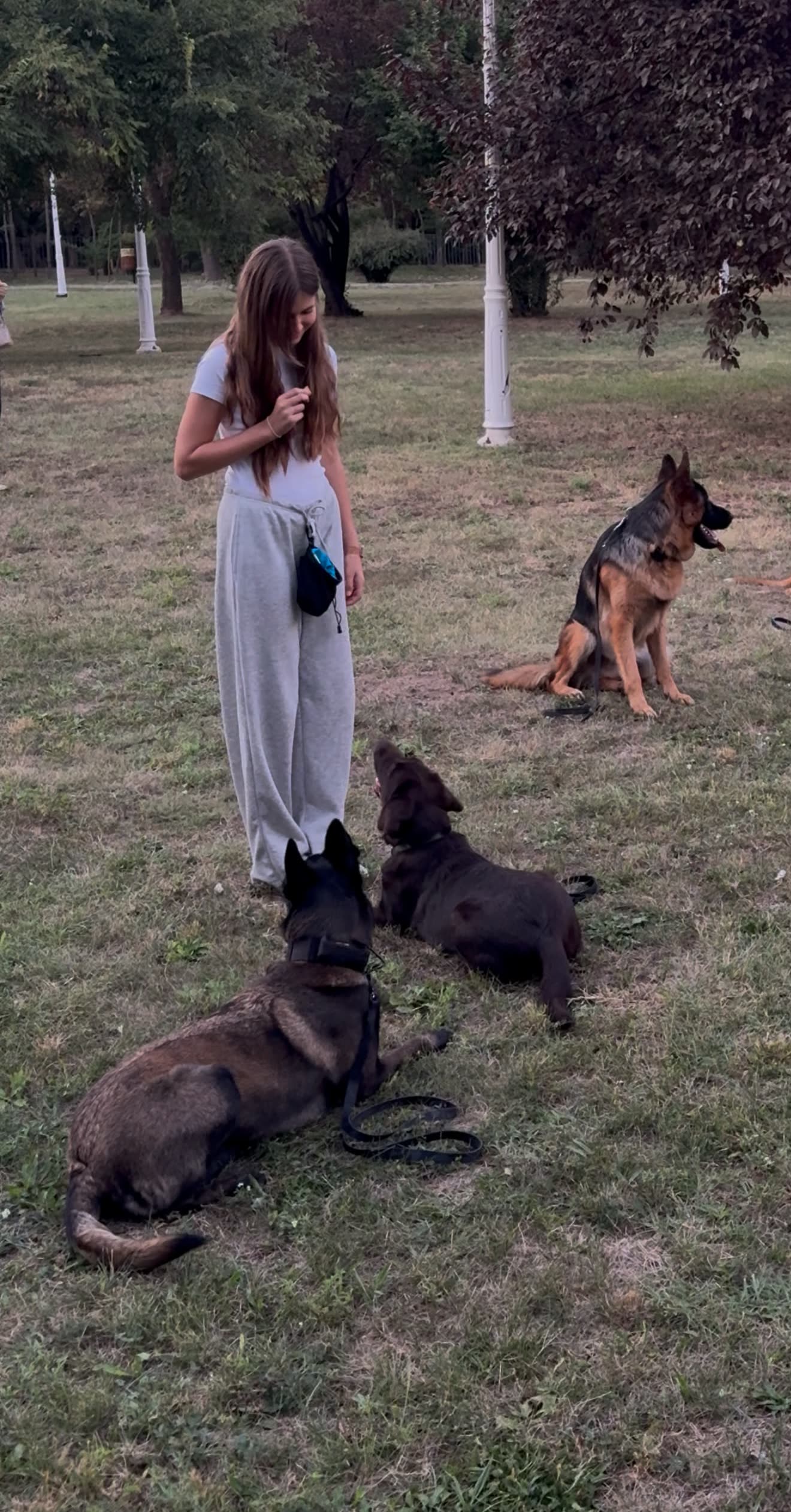 Grup în parc